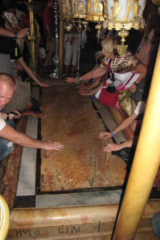 40. Jerusalem. The Church of the Holy Sepulchre. The Stone of the Anointing.